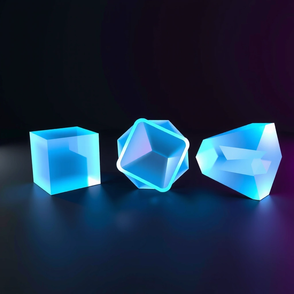 Abstract 3D mesh visualization